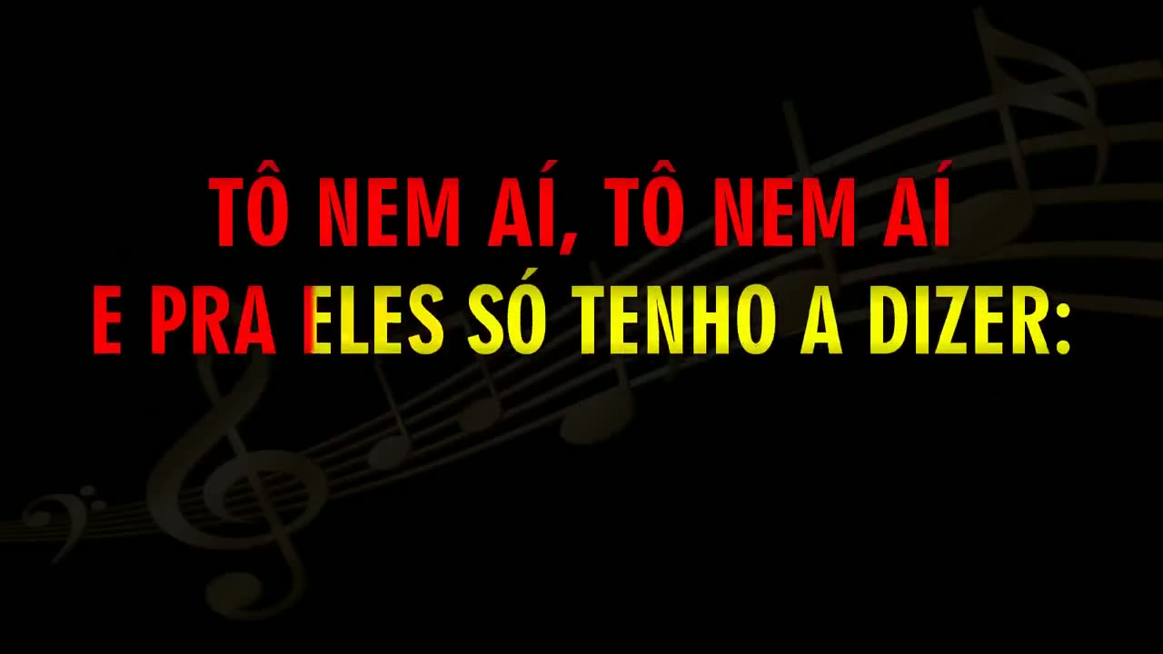 Amostra de karaokê: Conde Só Brega — Não Devo Nada a Ninguém